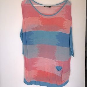 Anthropologie Color Block Top